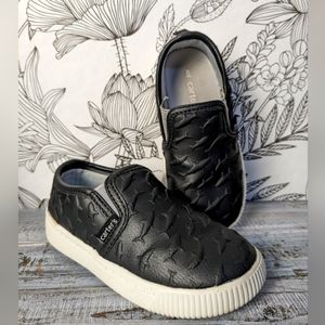 Carter's Ricky Sneakers Size 8 Shark detail for boys or girls